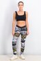 Women Regular Training Leggings, Black Combo - 3