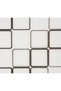 ستارة حمام مربعة الشكل مقاومة للماء 180 × 200 سم، بيضاء - 3