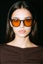 Alexis Black Orange Circadian Sun Visor