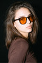 Alexis Black Orange Circadian Sun Visor - 2