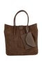 , Women's Genuine Leather Shoulder Bag and Clutch Bag 163979Z5010 Caramel