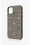 iPhone 11-Compatible Silicone Case with Heart-Shaped Plaid Pattern - 4