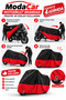 Compatible with the Bajaj Dominar 250 (Red-Black) Pieced Model—Waterproof, Motorcycle Cover with Buckles, High-Quality Motorcycle Cover. - 3