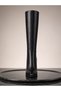 -Black Knee-High Boots – 8 cm Heel, Pointed Toe, Stylish and Elegant - 3