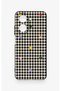 Redmi A5 Compatible Silicone Case with Heart-Shaped Plaid Pattern - 2