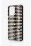 Casper Via M40 Compatible Silicone Case with Heart-Shaped Plaid Pattern - 4