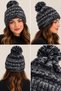 Women's Pom-Pom Knit Beanie – Soft-Textured Winter Knit Beanie