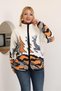 Patterned Fleece Jacket