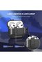 غطاء حماية متوافق مع جهاز AirPods من الجيل الثالث، مع مجموعة أدوات تنظيف، ومشبك تثبيت آمن، وتصميم متين يغطي الجهاز بالكامل. - 6