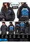 Unisex Oversized Hooded Cardigan with Front and Back Prints and a Zipper - METALLICA - 4