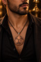 Round Copper Necklace for Women and Men, Embroidered with the Names of Allah (Asma al-Husna) and Enchanted Arabic Motifs – Custom Design - 4