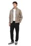 Fleece-lined Men's Taupe Color ML QURASAW 7LJK-153 - 3