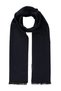 Navy Blue Reversible Plain Scarf