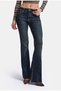 Women's 2w6-8 Slim Fit Flare Jeans with Slit Hem - 5