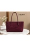 Women's Suede Shoulder Bag - Stylish and Spacious Hand and Shoulder Bag - 2