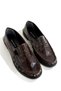 Oliver Bitter Coffee Patent Leather Ruched Women's Loafers - 2