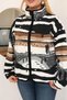 Patterned Fleece Jacket - 9