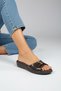 Fully Orthopedic, Comfortable, Everyday Buckled Patent Leather Slippers - 4