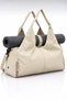 VX-026 Women's Shoe-Compartment Sports and Travel Bag, Shoulder Bag, CREAM - 5
