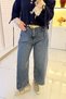 Premium Barrel-Cut Beltless Jeans - Light Blue - 7