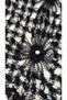 Crocheted Hand-Knitted Armchair Throw, 100 x 100, Black - 2