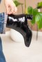 Women's Patent Leather Heeled Boots