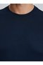 Navy Blue Regular Fit Basic T-Shirt 50331677-VR033 - 6