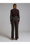 Brown Fabric Pants 50331176-VR029 - 5