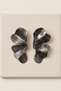 Women's Lacquer Coated Butterfly Wing Appearance Studded Model Earrings - 7