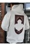White Patchwork Hooded Sweatshirt SW-5272 - 3