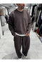 Coffee-Knit Basic Sweatshirt HM- - 3