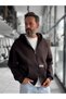 Kahve Chaos Zipper Sweatshirt PM-219 - 3