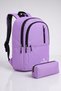 LS-2034 Unisex Backpack with Pen Pockets, Multiple Compartments, Large Capacity, Breathable, Orthopedic Back Support—for High School, Middle School, and Elementary School—LILA - 2