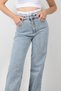 JB Elastic-Waist Wide Leg Jeans, Snow Wash - 118 - 2