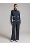 Navy Blue Comfort Fit Knit Cardigan 50331316-VR033 - 4