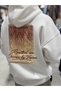 White Roated Embroidered Hooded Sweatshirt JJ-117 - 7