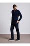 Dark Navy Slim Fit Fabric Pants 50331698-VR100 - 3