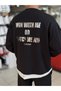 Black Win Sweatshirt with Glittery Lettering ES-206 - 3