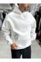 White Holographic Hooded Sweatshirt SW-5261 - 8