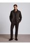 Brown Melton Coat 50331916-VR029 - 4