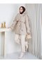 WOMEN'S PREMIUM-QUALITY BELTED OVERSIZED SHORT METLON COAT - 6