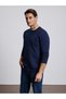 Navy Blue Regular-Fit Sweatshirt 50333185-VR033 - 3
