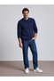 Navy Blue Regular-Fit Sweatshirt 50333185-VR033 - 4