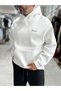 White Holographic Hooded Sweatshirt SW-5261 - 6