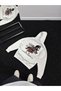White Humble Embroidered Hooded Sweatshirt TW-7070 - 3