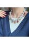 Brand Model Pearl Charm Necklace - 2