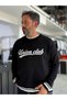 Black Union Club Embroidered Knit Sweatshirt PM-018 - 2