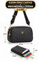 Women's Shoulder and Crossbody Bag with 2 Compartments, Daily Stylish Patterned Handbag and Wallet Card Holder