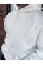 White Patchwork Hooded Sweatshirt SW-5272 - 8