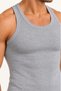 SILVER - Men's Gray Tank Tops, 6-Pack in a Special Box, 100% Cotton, Comfortable and Stylish Design - 5